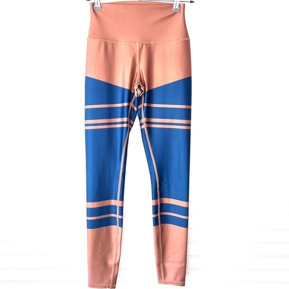 Alo yoga Women's High Waist Tech Lift Airbrush Legging Rosewater Marathon Sz M - Picture 2 of 11